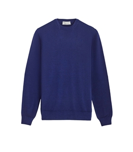 Filippo De Laurentiis - Knitwear - crew-neck long-sleeved merino blue