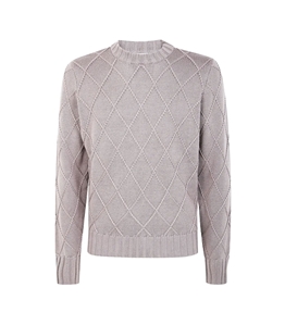 Filippo De Laurentiis - Maglie - maglione a rombi latte