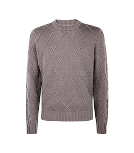 Filippo De Laurentiis - Maglie - maglione a rombi salvia
