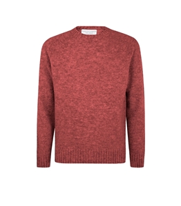 Filippo De Laurentiis - Maglie - girocollo manica martello baby alpaca mattone