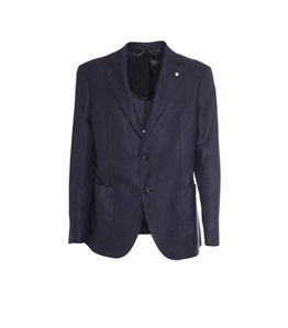 L.B.M.1911 - Jacket - blazer with blue application