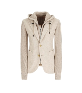 L.B.M.1911 - Jacket - ivan jacket in jersey beige jacket ivan in jersey beige