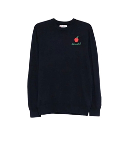 Mc2 Saint Barth - Maglie - maglione heron light ricamo mela daresti blu