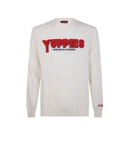 Mc2 Saint Barth - Knitwear - heron light yuppies white sweater sweater