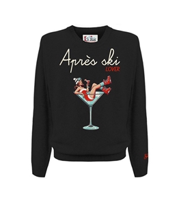 Mc2 Saint Barth - Maglie - maglione girocollo heron con ricamo apres girl glass