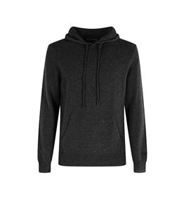 Mc2 Saint Barth - Maglie - maglione mahony con cappuccio in lambswool nero