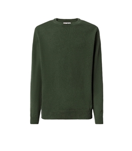 Mc2 Saint Barth - Knitwear - regent sweater in military green lambswool