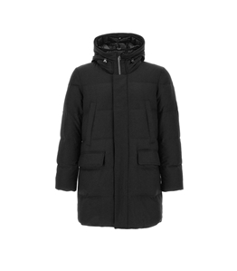 Montecore - Giubbotti - parka uomo imbottito in piuma nero