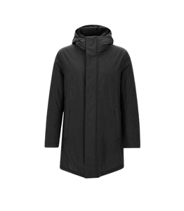 Montecore - Giubbotti - parka antivento con zip nero