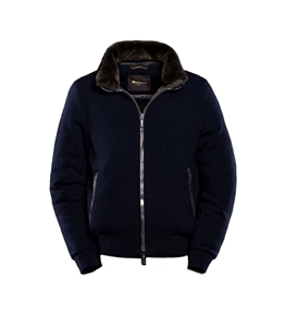 MoORER - Giubbotti - bellati bomber trapuntato a boudin blu navy