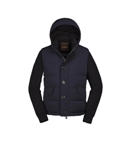 MoORER - Giubbotti - foscolo bomber ibrido trapuntato blu