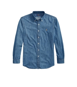 POLO RALPH LAUREN - Shirts - custom-fit denim denim shirt