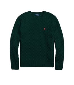 POLO RALPH LAUREN - Knitwear - wool and cashmere shirt with muscle braids agata