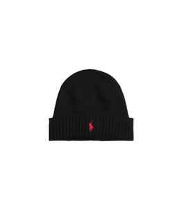 POLO RALPH LAUREN - Cappelli - berretto in lana con pony nero