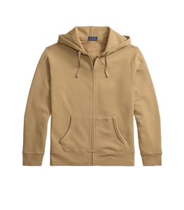 POLO RALPH LAUREN - Felpe - felpa con cappuccio e cerniera kaki montana