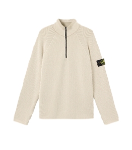Stone Island - Knitwear - vanis full rib rws wool ivory