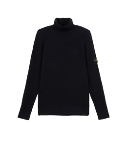 Stone Island - Maglie - full rib rws wool blu