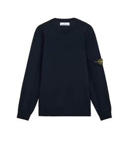 Stone Island - Maglie - light rws pure wool blu
