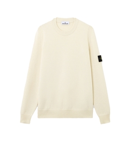 Stone Island - Maglie - lambswool avorio