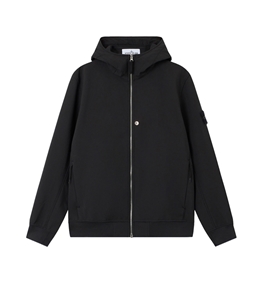 Stone Island - Giubbotti - soft shell-r_e.dye technology recycled polyester nero