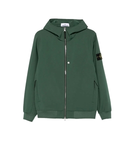 Stone Island - Giubbotti - giacca con zip e cappuccio juniper