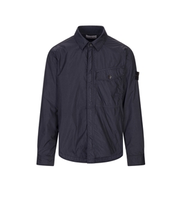 Stone Island - Giubbotti - sovracamicia crinkle reps r-ny blu navy