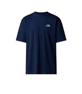 The North Face - T-Shirt - t-shirt oversize simple dome summit navy