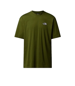 The North Face - T-Shirt - t-shirt oversize simple dome woodland green