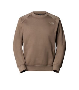 The North Face - Felpe - felpa nse raglan box mocha brown-mushroom grey