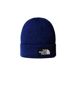The North Face - Cappelli - berretto con risvolto e logo box tnf blu