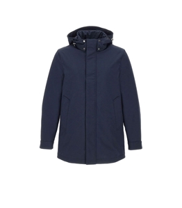 Woolrich - Giaccone - soft shell barrow melton blue