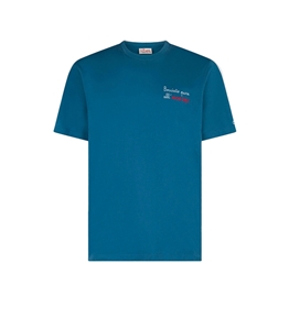 Mc2 Saint Barth - T-Shirt - t-shirt da uomo classic fit in jersey di cotone portofino con ricamo bocciato puro all'alcol test