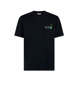 Mc2 Saint Barth - T-Shirt - classic fit men's t-shirt in portofino cotton jersey with embroidery we just have to blossom