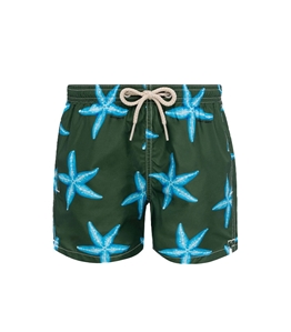 Mc2 Saint Barth - Swimwear - lighting sea costume in light fabric with star star print