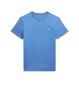 POLO RALPH LAUREN - T-Shirt - jersey custom slim-fit ambayment blue t-shirt