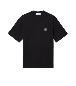 Stone Island - T-Shirt - combed organic cotton jersey nero