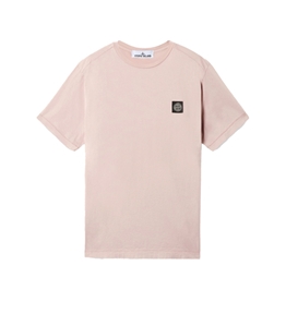 Stone Island - T-Shirt - 60/2 cotton jersey rosa antico