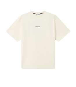 Stone Island - T-Shirt - combed organic cotton jersey avorio