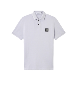 Stone Island - Polo - organic cotton elastane piqué glicine