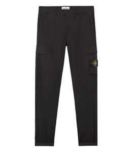 Stone Island - Pants - stretch cotton canvas 'parachute' black