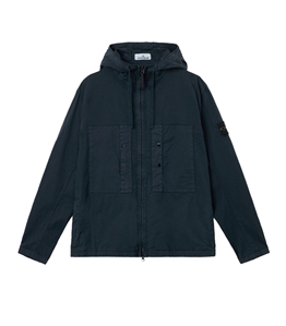 Stone Island - Giubbotti - supima cotton twill stretch-tc blu