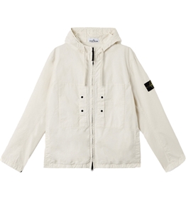 Stone Island - Giubbotti - supima cotton twill stretch-tc avorio