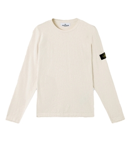 Stone Island - Maglie - organic cotton with nylon avorio