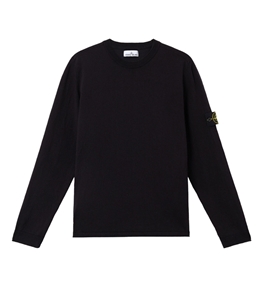 Stone Island - Maglie - light raw hand organic cotton blu
