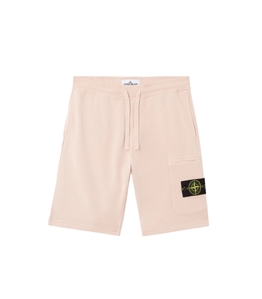 Stone Island - Shorts - organic cotton fleece rosa antico