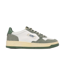 Autry - Scarpe - Sneakers - medalist low in suede e pelle military e sea spay