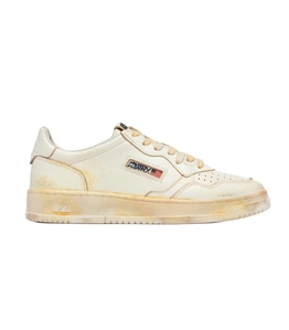 Autry - Scarpe - Sneakers - medalist low super vintage in pelle bianca