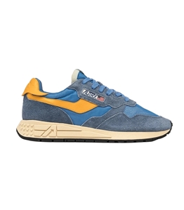 Autry - Scarpe - Sneakers - reelwind low in nylon e suede cenble e gold fusion