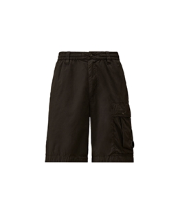 C.P. COMPANY - Bermuda - 50 fili stretch loose lens cargo shorts black