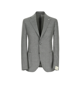 L.B.M.1911 - Giacche - giacca jack monopetto grigio